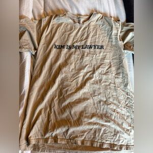 TALENTLESS Beige Graphic Tee